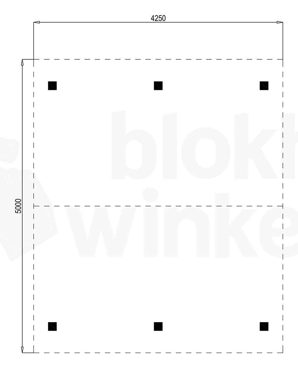 Plattegrond Outback Douglas Veranda Zadeldak 425x500