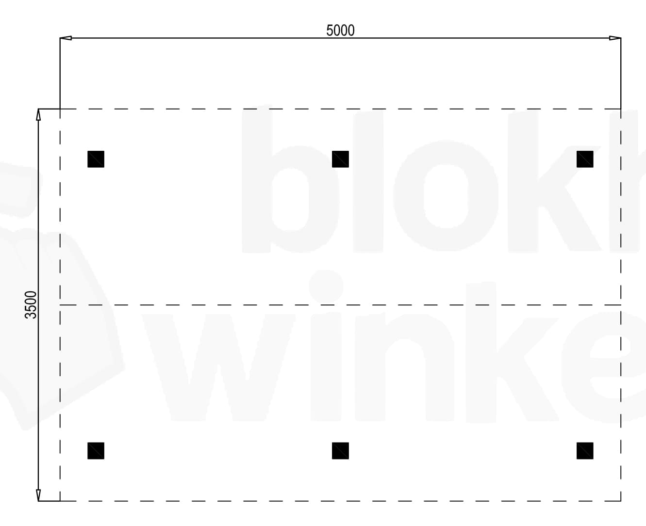 Plattegrond Outback Douglas Veranda Zadeldak 500x350