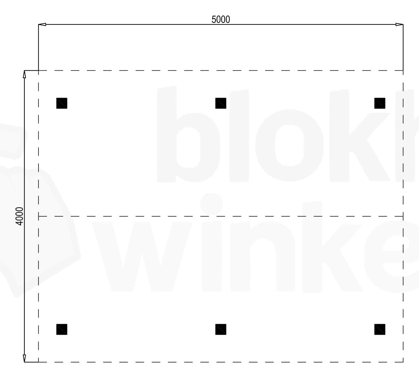 Plattegrond Outback Douglas Veranda Zadeldak 500x400