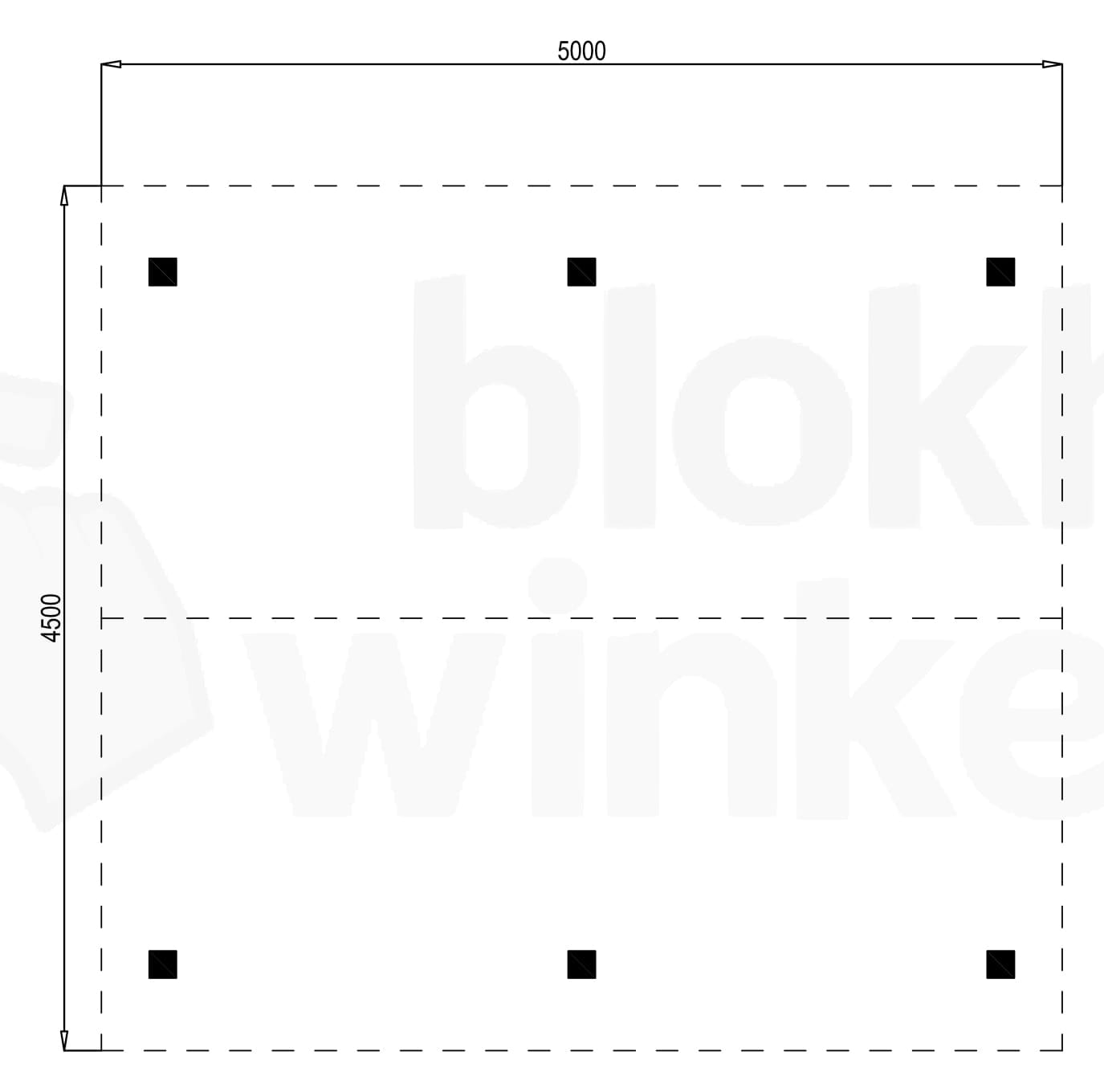 Plattegrond Outback Douglas Veranda Zadeldak 500x450