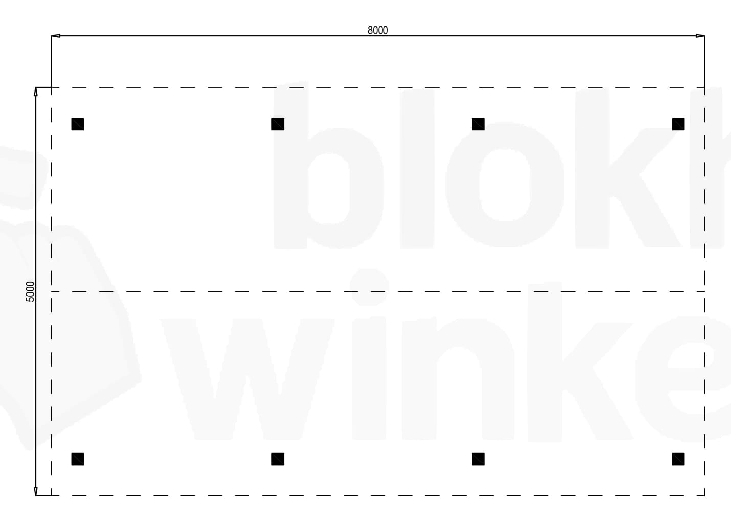Plattegrond Outback Douglas Veranda Zadeldak 800x500