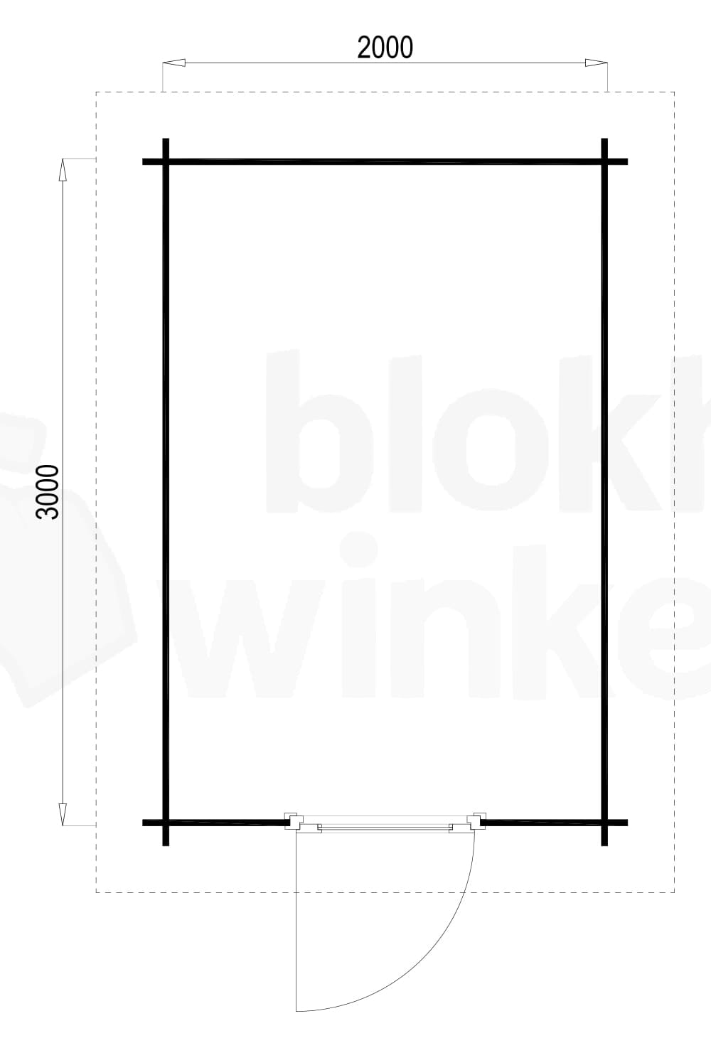 Plattegrond Hampshire 200x300