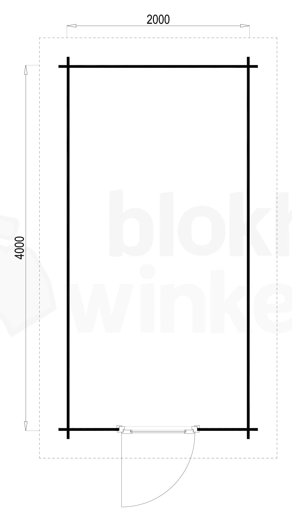 Plattegrond Hampshire 200x400