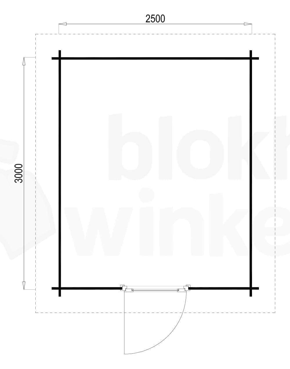 Plattegrond Hampshire 250x300 geïmpregneerd