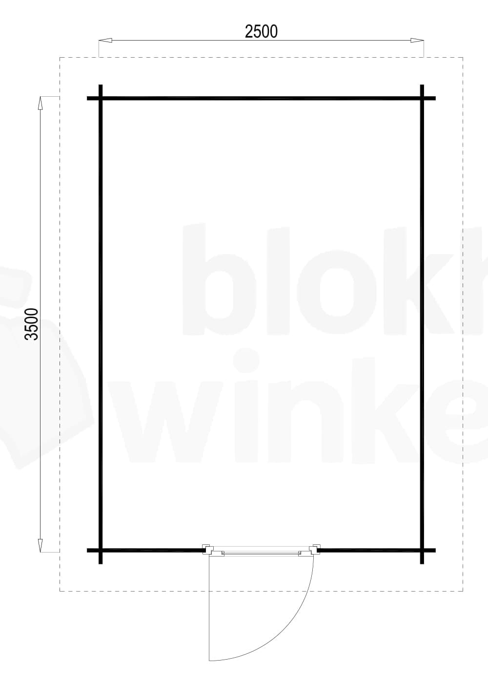 Plattegrond Hampshire 250x350