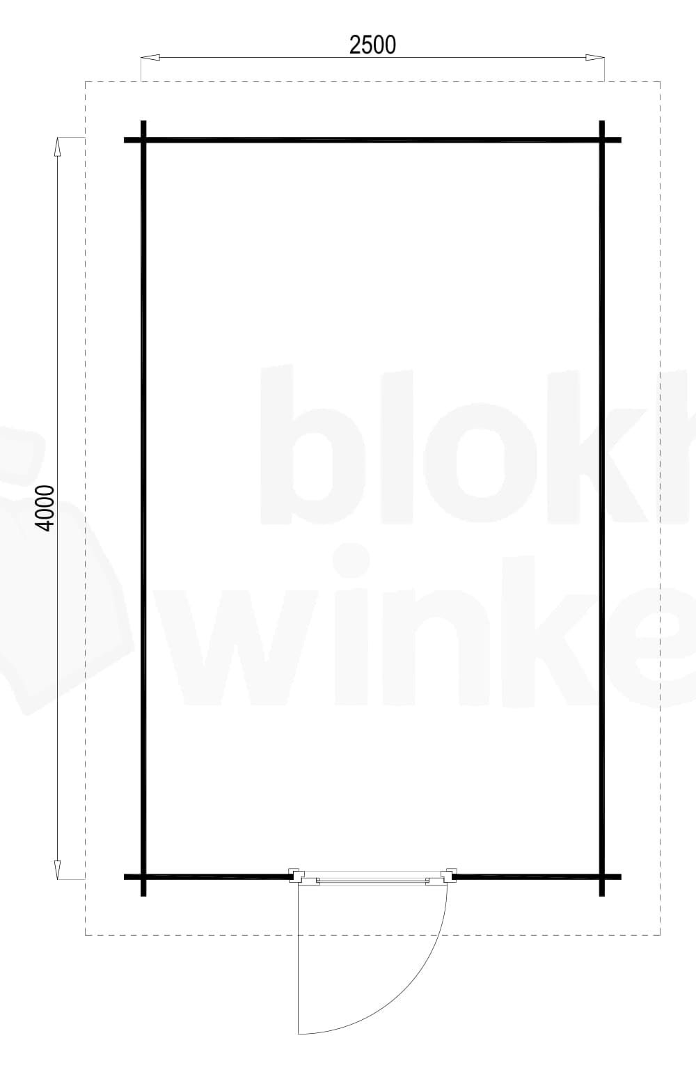 Plattegrond Hampshire 250x400 geïmpregneerd