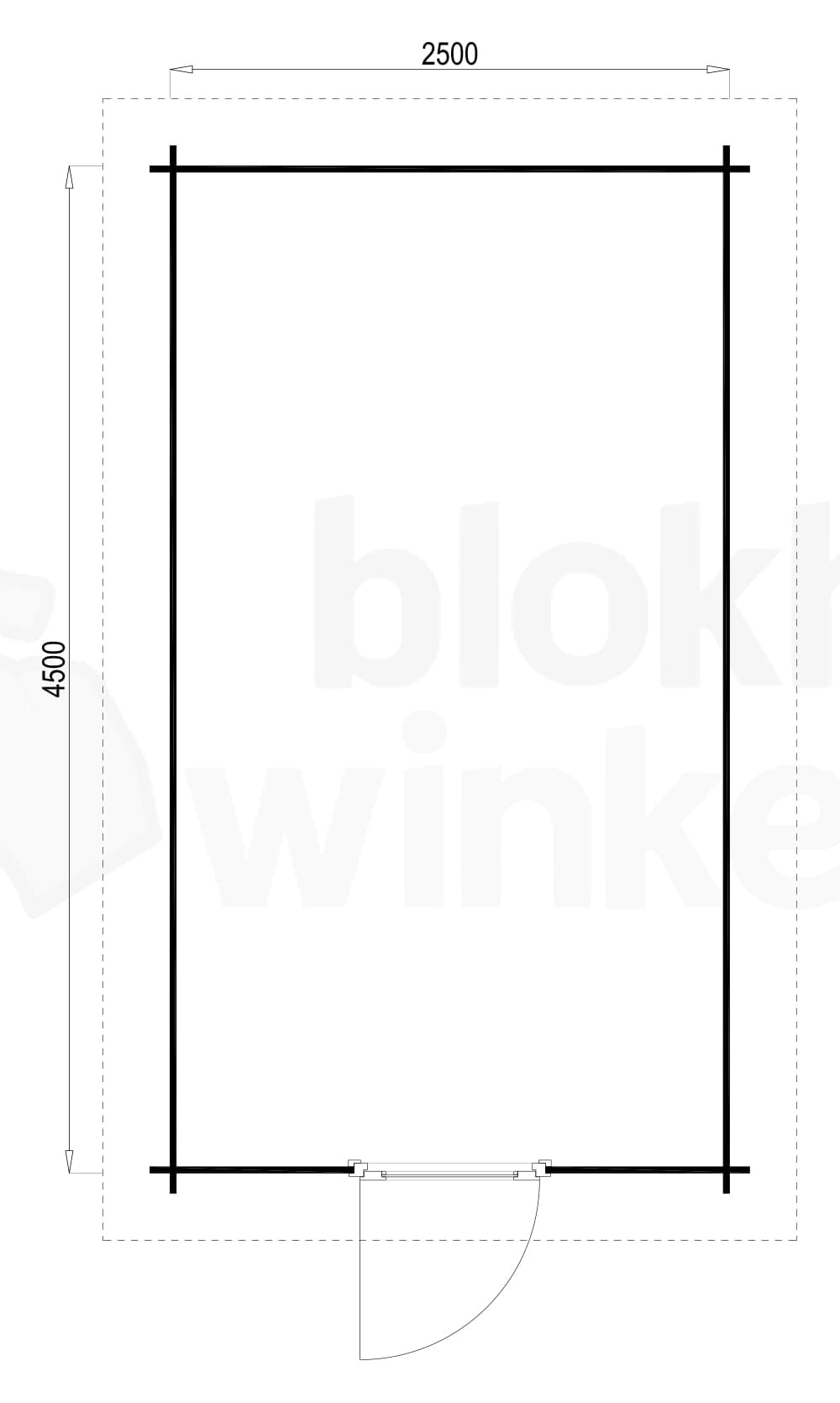 Plattegrond Hampshire 250x450