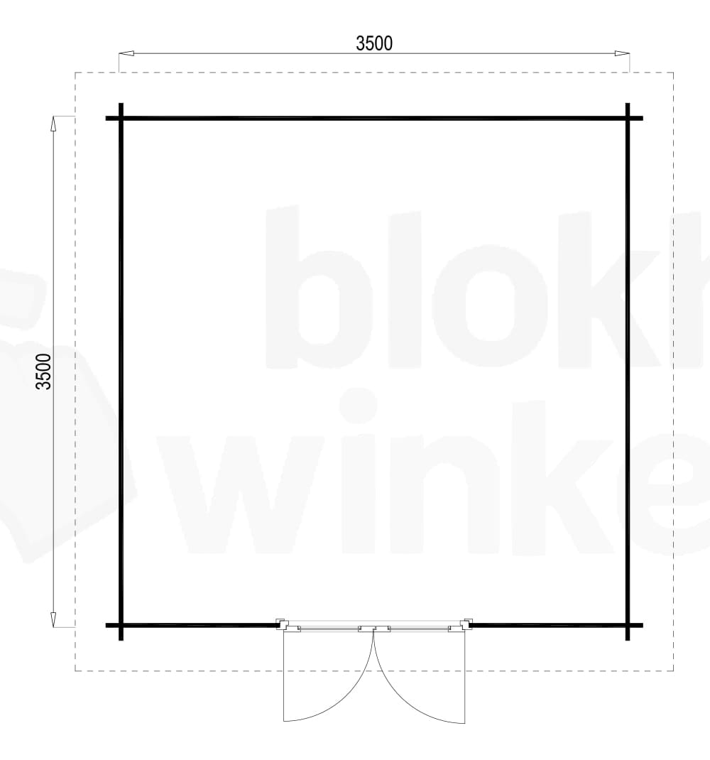 Plattegrond Hampshire 350x350 geïmpregneerd