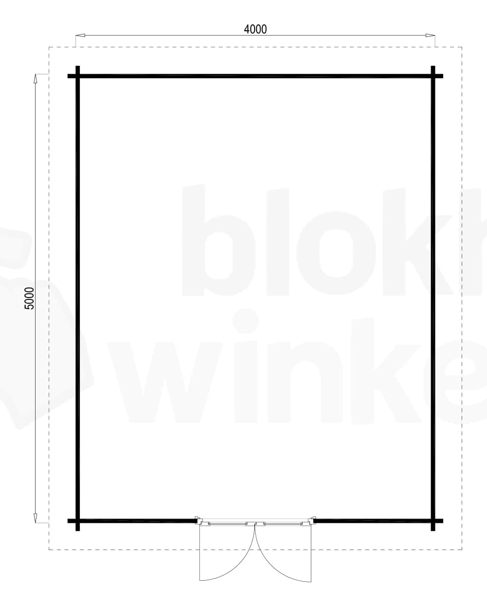 Plattegrond Hampshire 400x500 geïmpregneerd