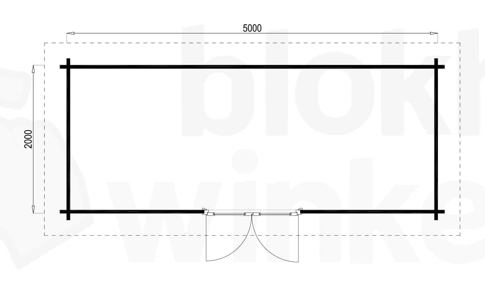 Plattegrond Hampshire 500x200