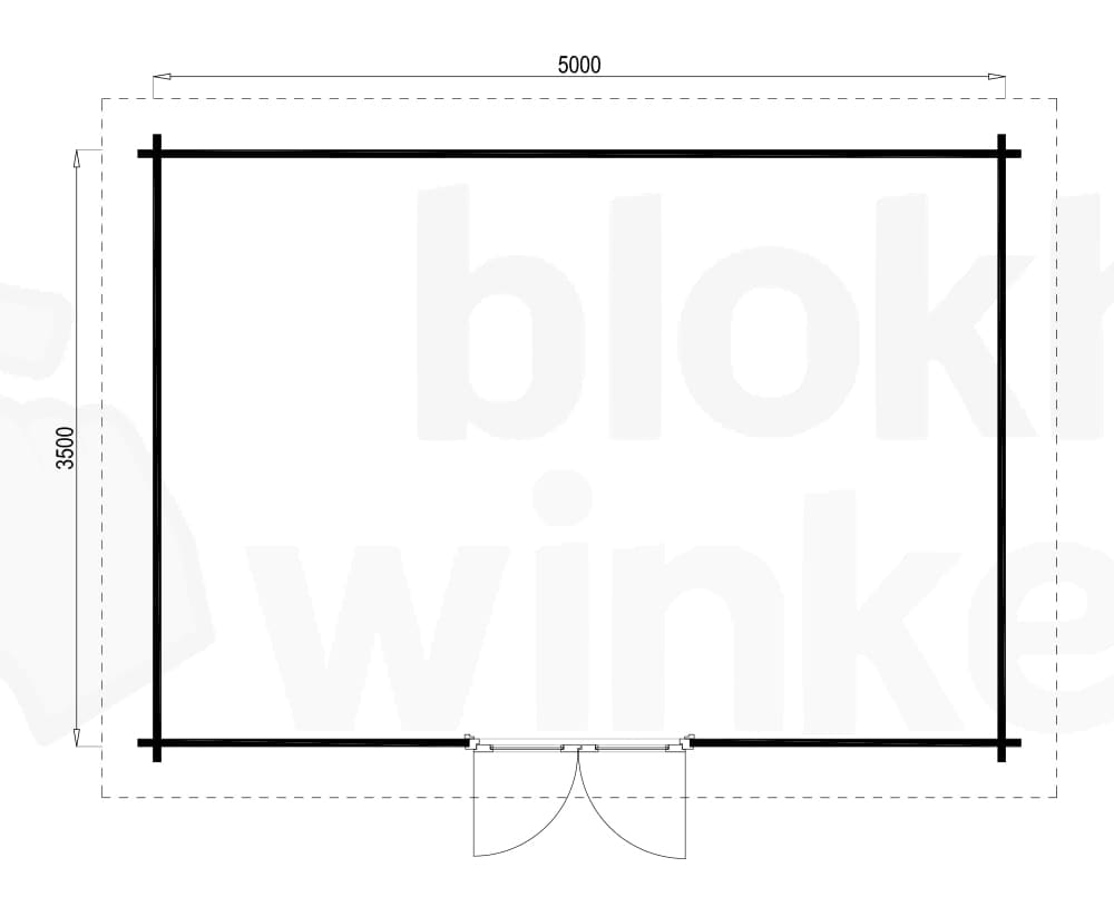 Plattegrond Hampshire 500x350