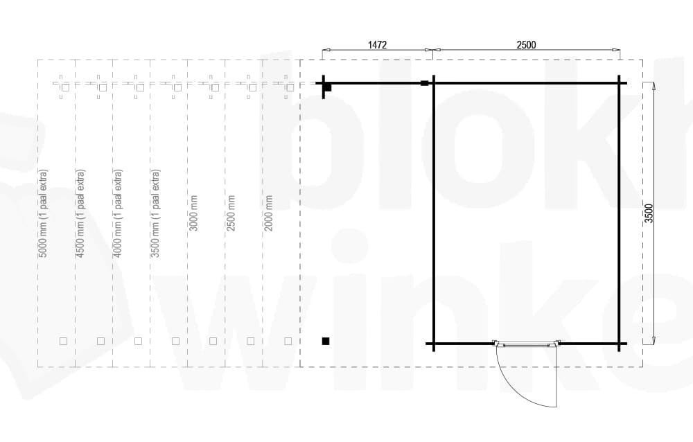 Plattegrond Hampshire Lounge 250x350 geïmpregneerd