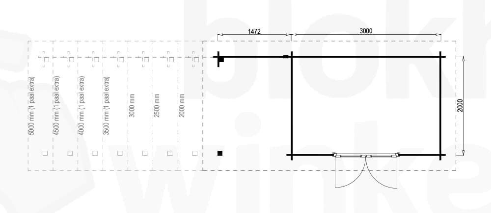 Plattegrond Hampshire Lounge 300x200