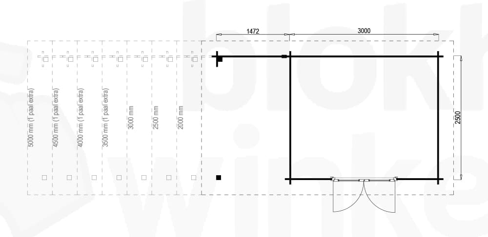 Plattegrond Hampshire Lounge 300x250