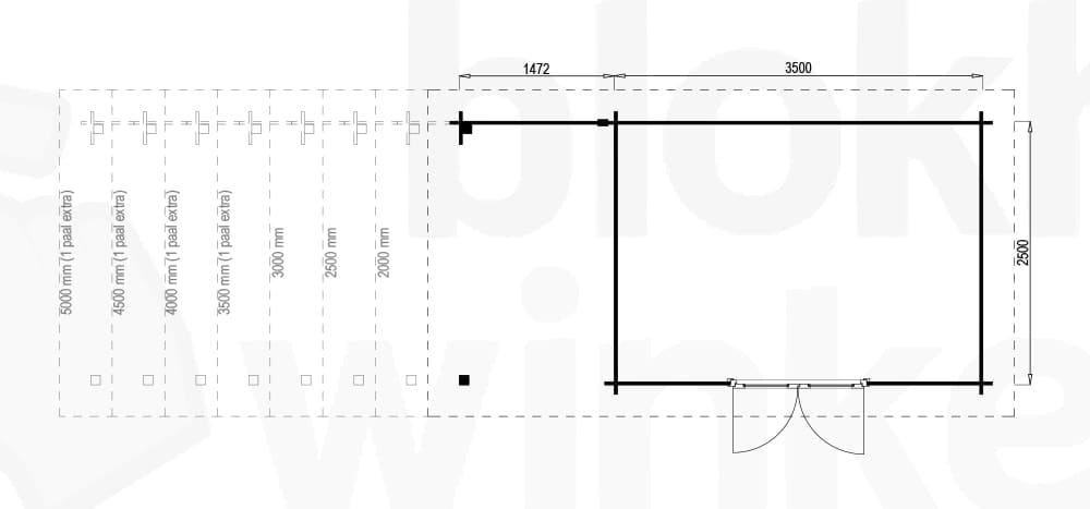 Plattegrond Hampshire Lounge 350x250
