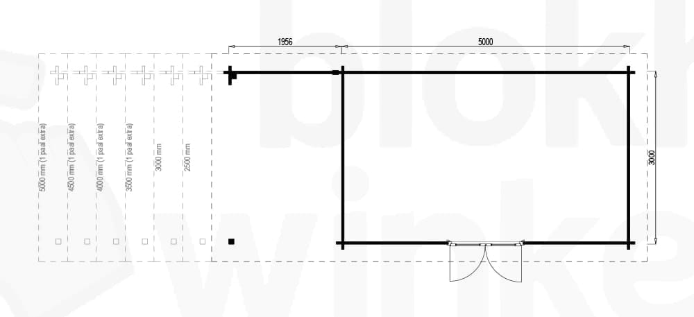Plattegrond Hampshire Lounge 500x300