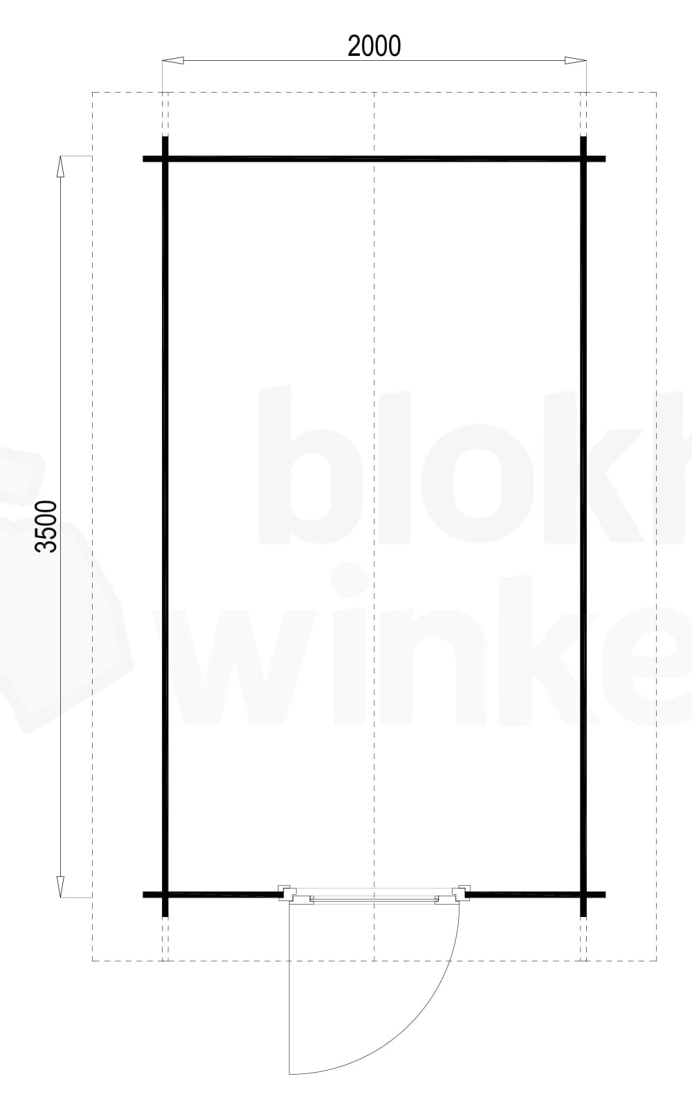 Plattegrond Norfolk 200x350