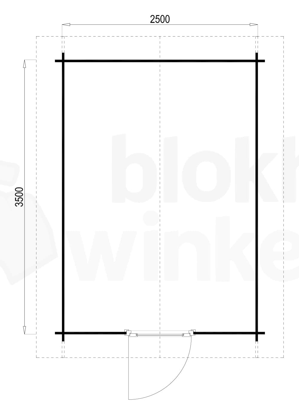 Plattegrond Norfolk 250x350