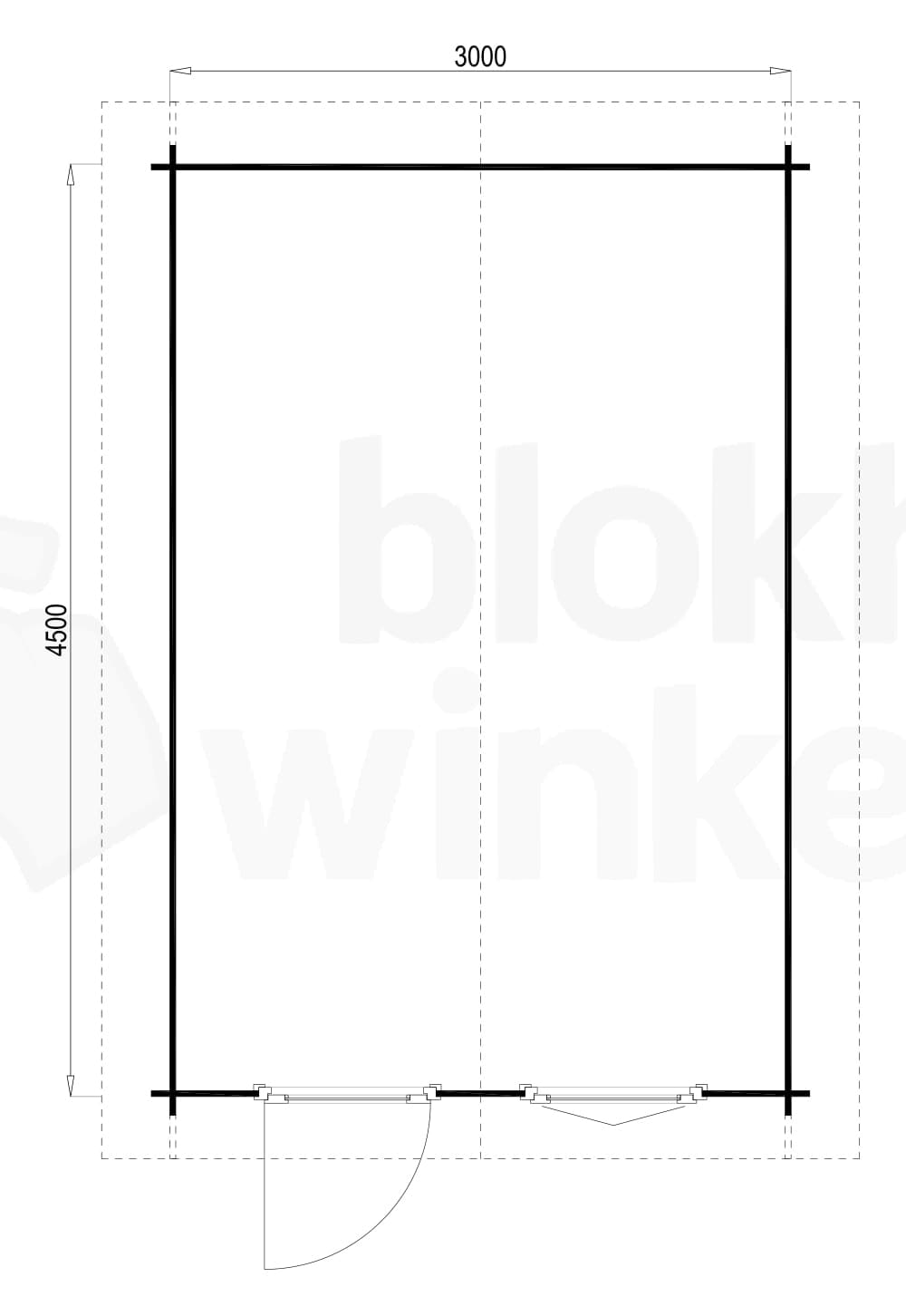 Plattegrond Norfolk 300x450 geïmpregneerd