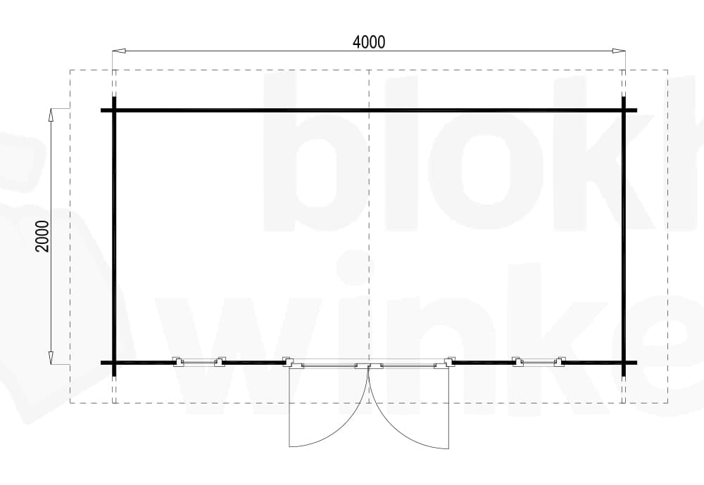 Plattegrond Norfolk 400x200 geïmpregneerd