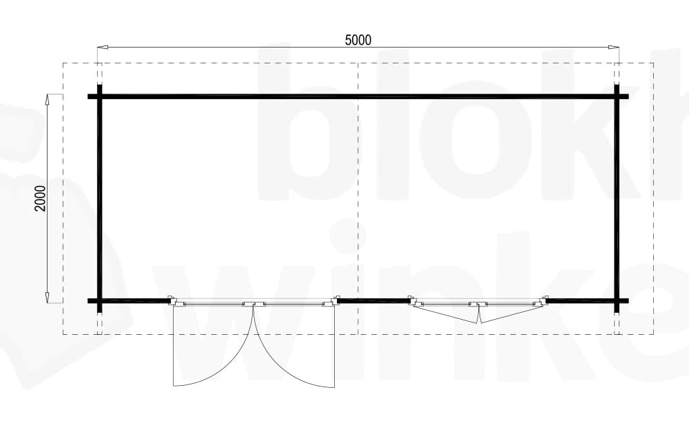 Plattegrond Norfolk 500x200 geïmpregneerd