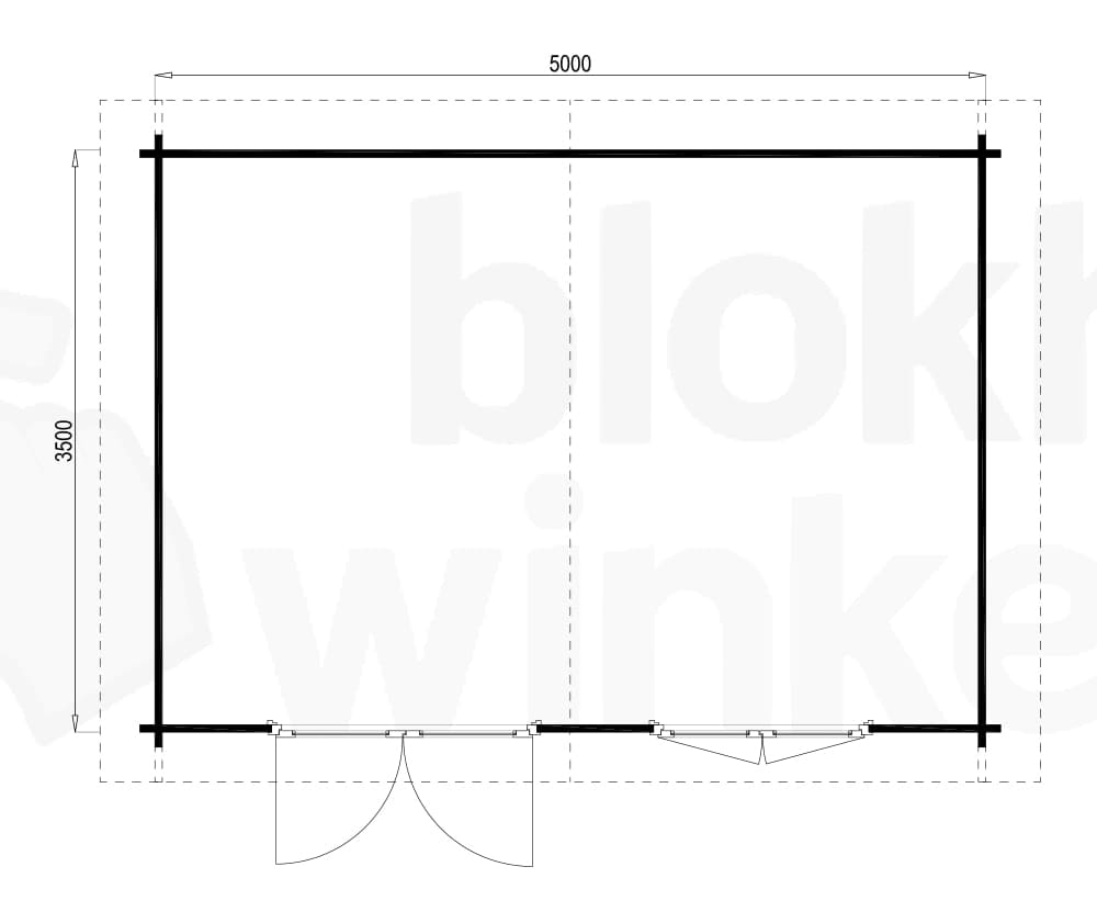 Plattegrond Norfolk 500x350