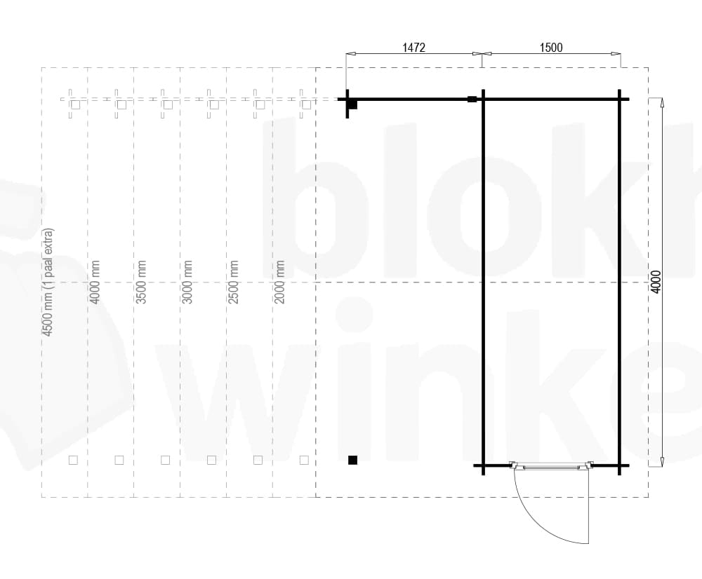 plattegrond Norfolk Lounge 150x400 geïmpregneerd