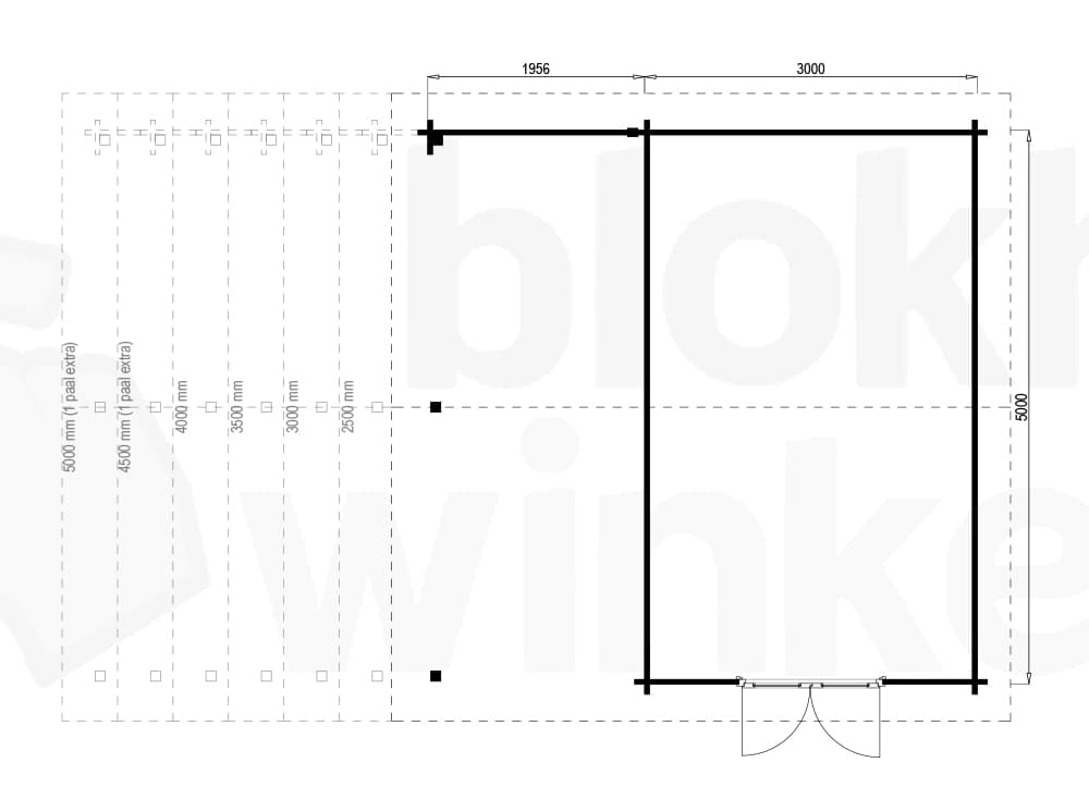 Plattegrond Norfolk Lounge 300x500