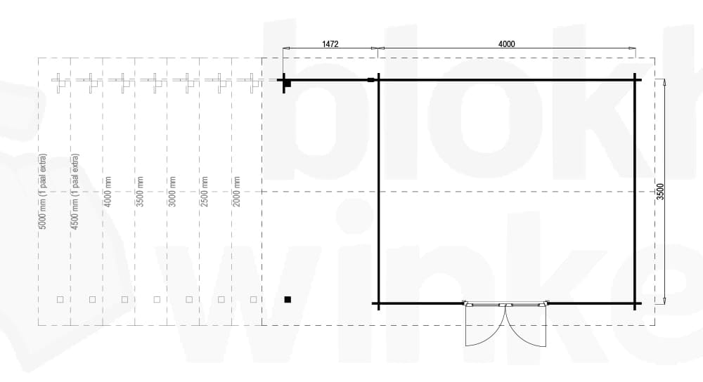 Plattegrond Norfolk Lounge 400x350