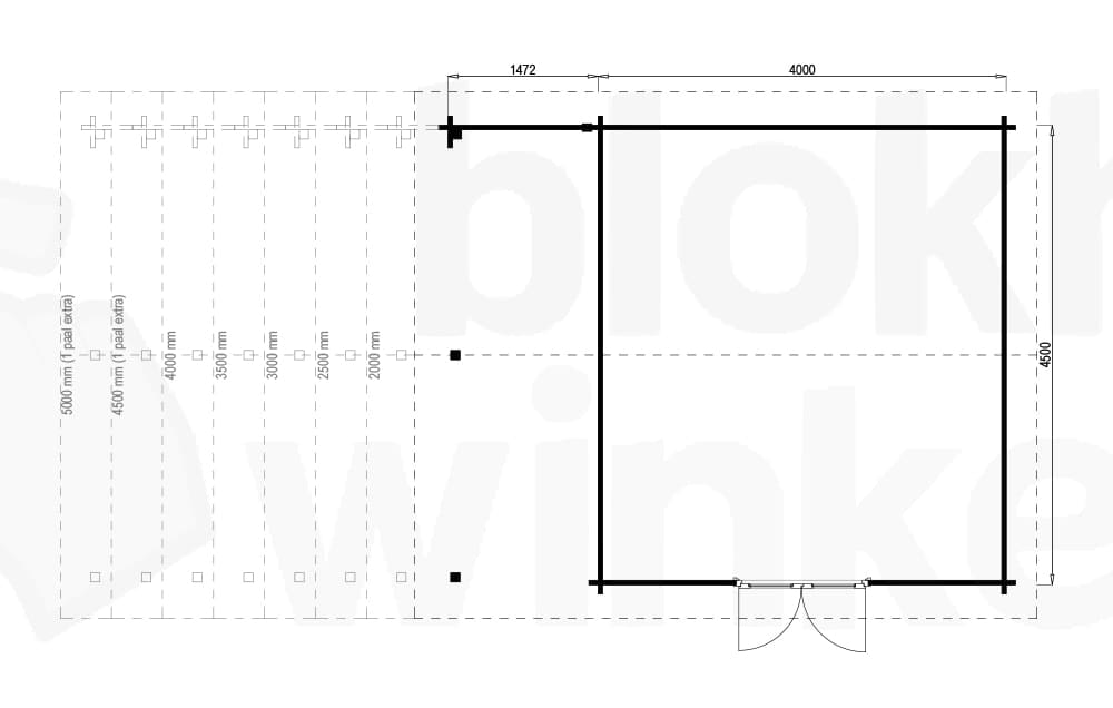 Plattegrond Norfolk Lounge 400x450