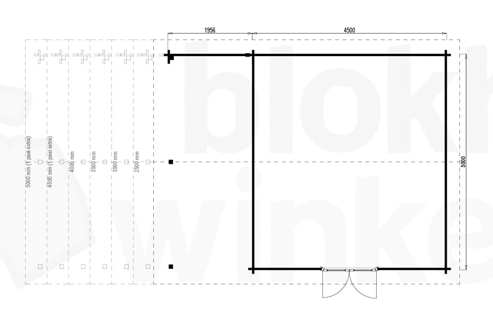 Plattegrond Norfolk Lounge 450x500