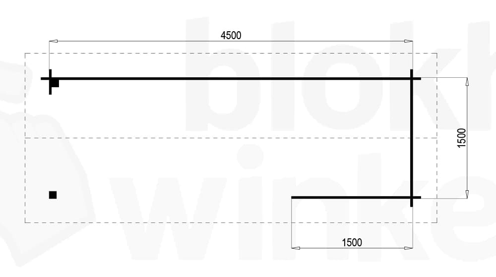Plattegrond Prowood Veranda Amersfoort 450x150 geïmpregneerd