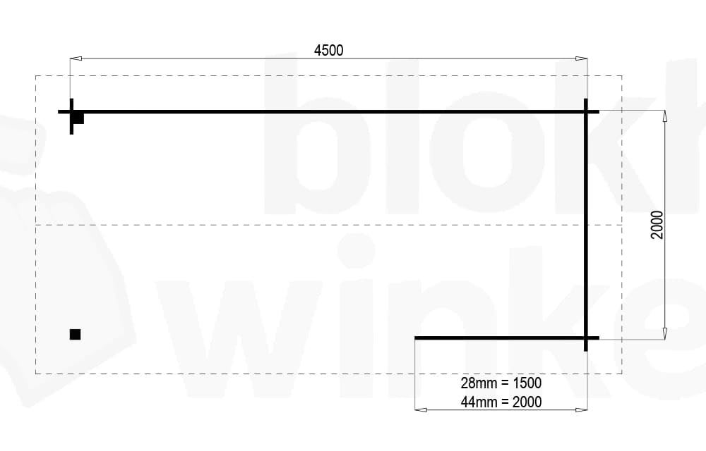 Plattegrond Prowood Veranda Amersfoort 450x200