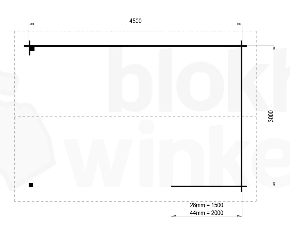 Plattegrond Prowood Veranda Amersfoort 450x300 geïmpregneerd