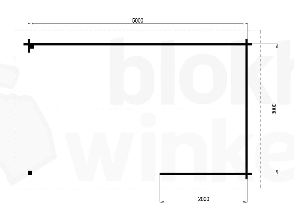 Plattegrond Prowood Veranda Amersfoort 500x300 geïmpregneerd