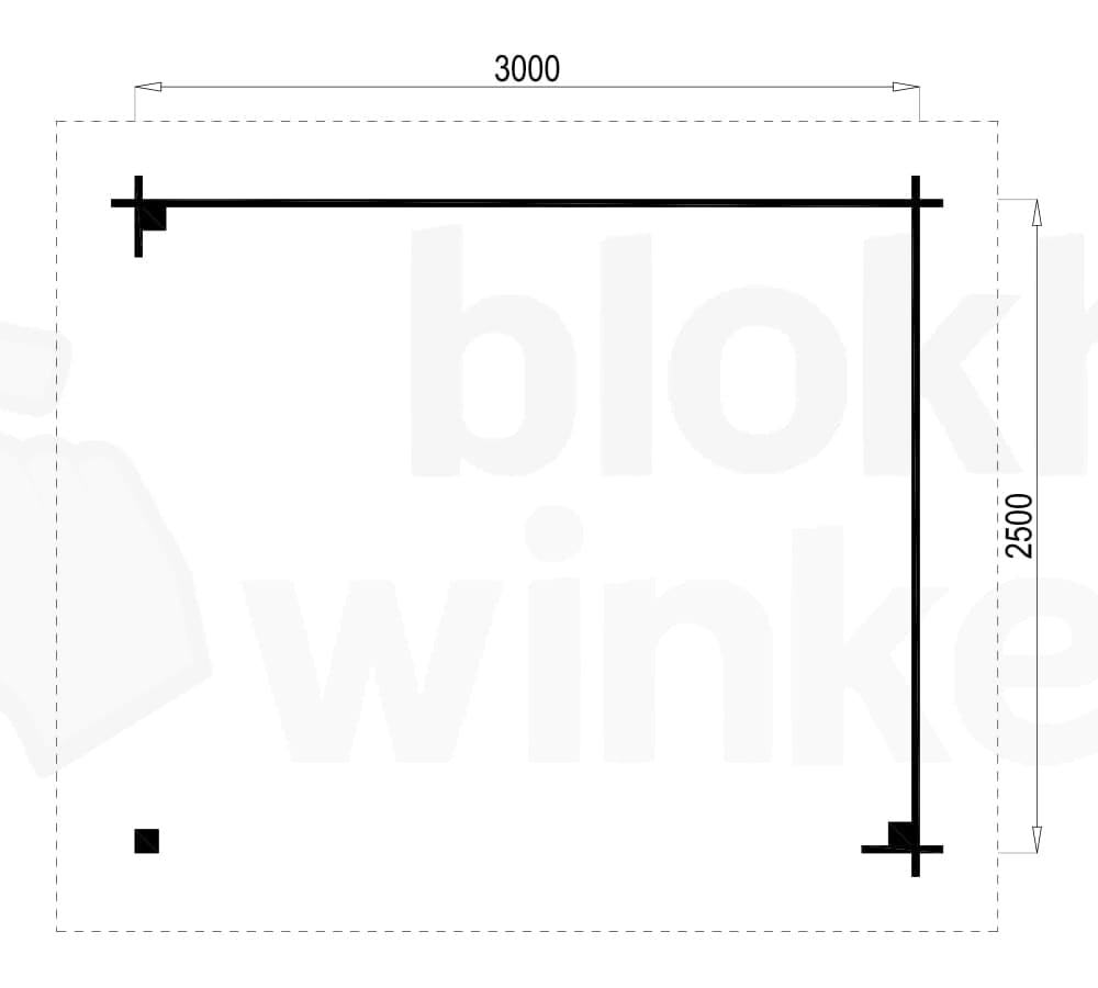Plattegrond Prowood veranda zwolle 300x250