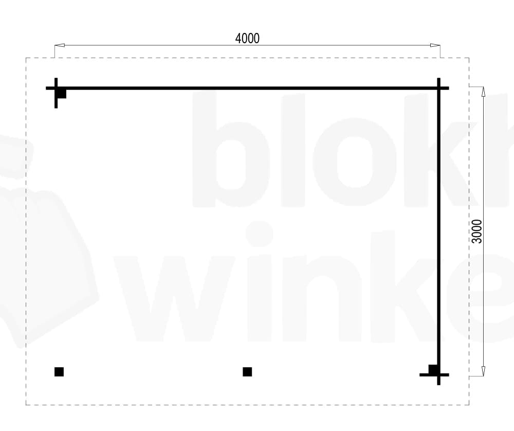 Plattegrond Prowood veranda zwolle 400x300 geïmpregneerd
