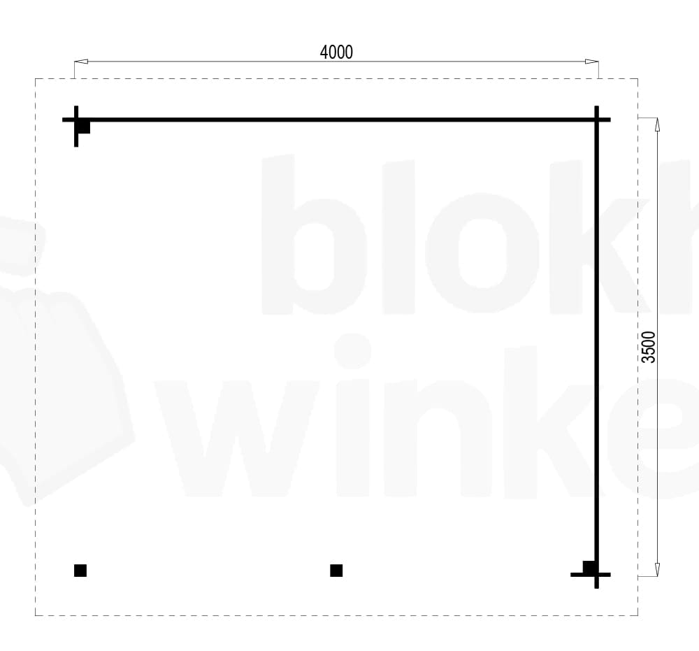 Plattegrond Prowood veranda zwolle 400x350 geïmpregneerd