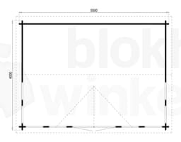 tuinhuis Clockhouse geïmpregneerd - Tuindeco - 40.0809-DI - 550x400