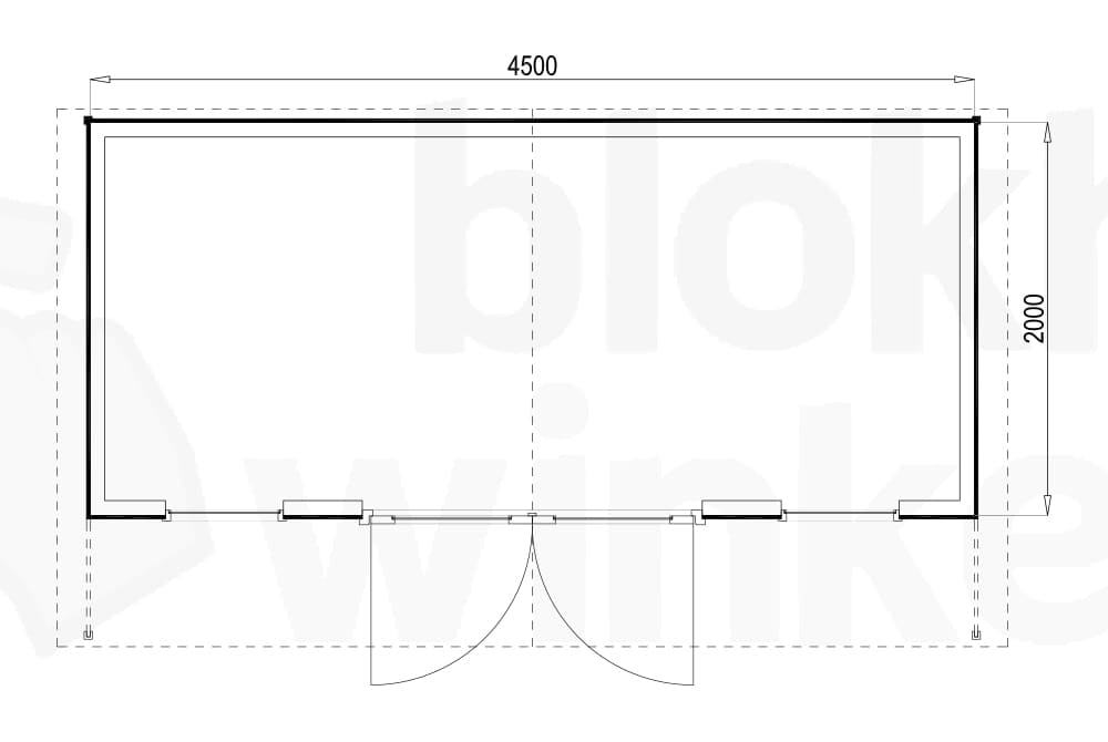 Plattegrond Atlanta 450x200
