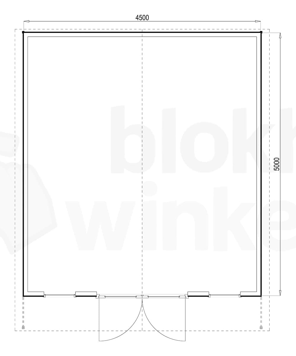 Plattegrond Atlanta 450x500