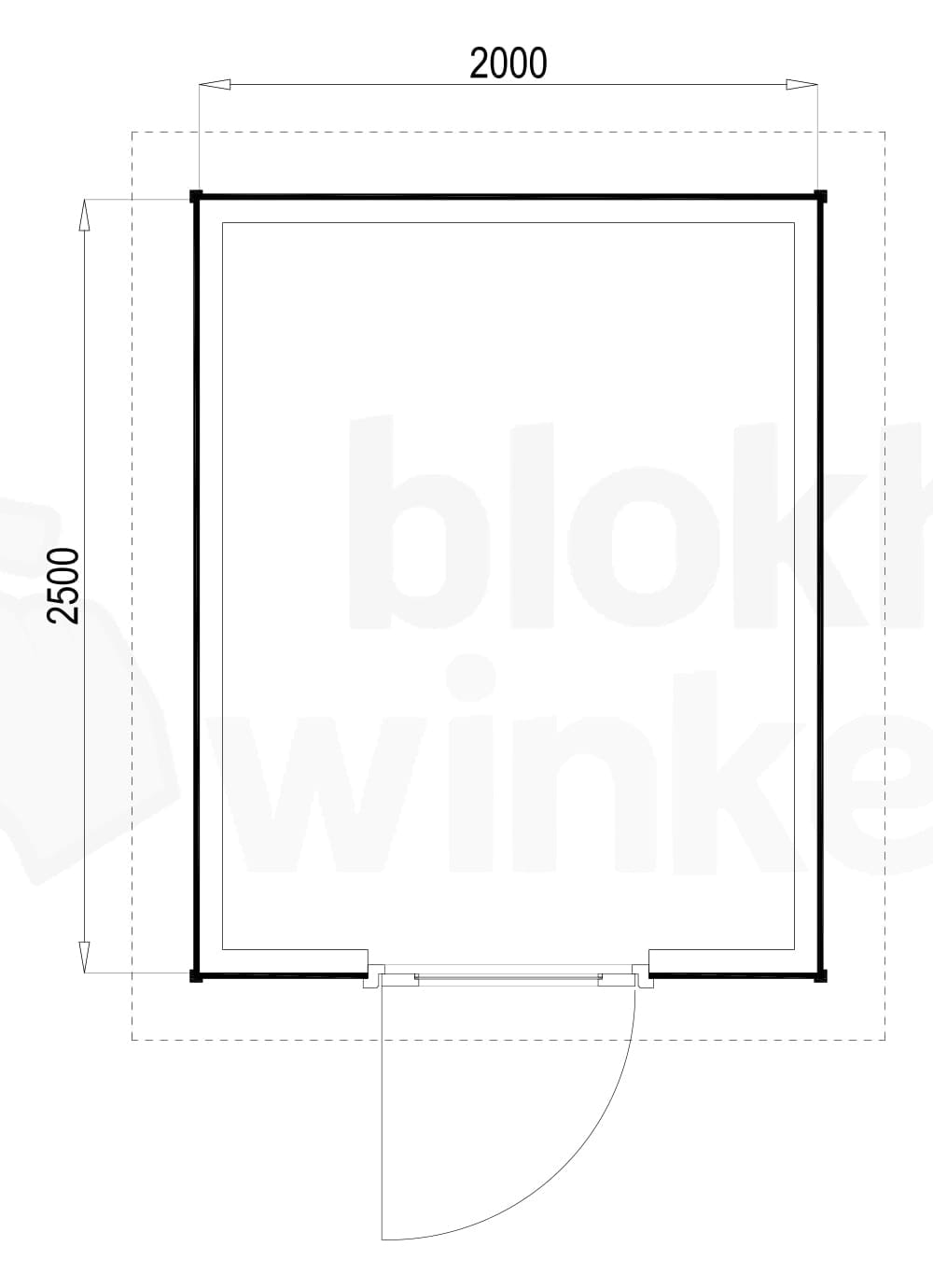 Plattegrond Richmond Douglas 200x250