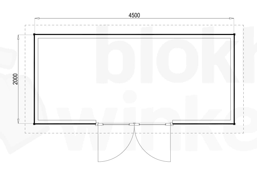 Plattegrond Richmond Douglas 450x200