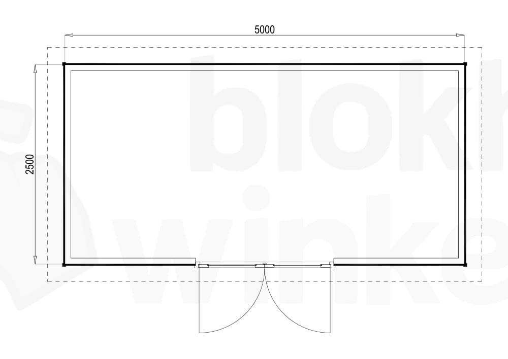 Plattegrond Richmond Douglas 500x250
