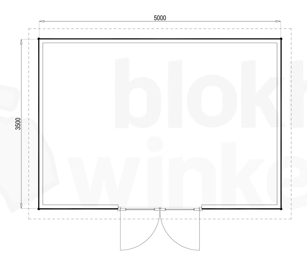 Plattegrond Richmond Douglas 500x350