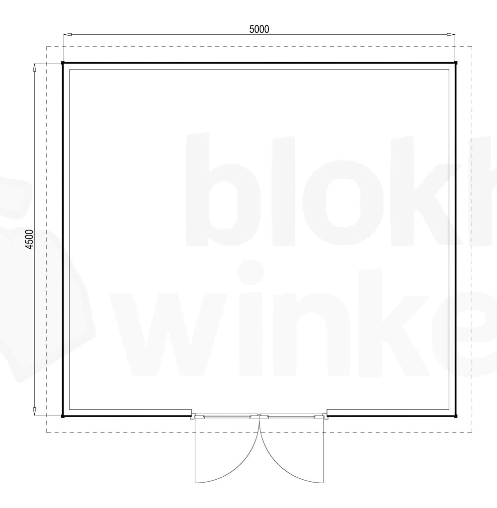 Plattegrond Richmond Douglas 500x450