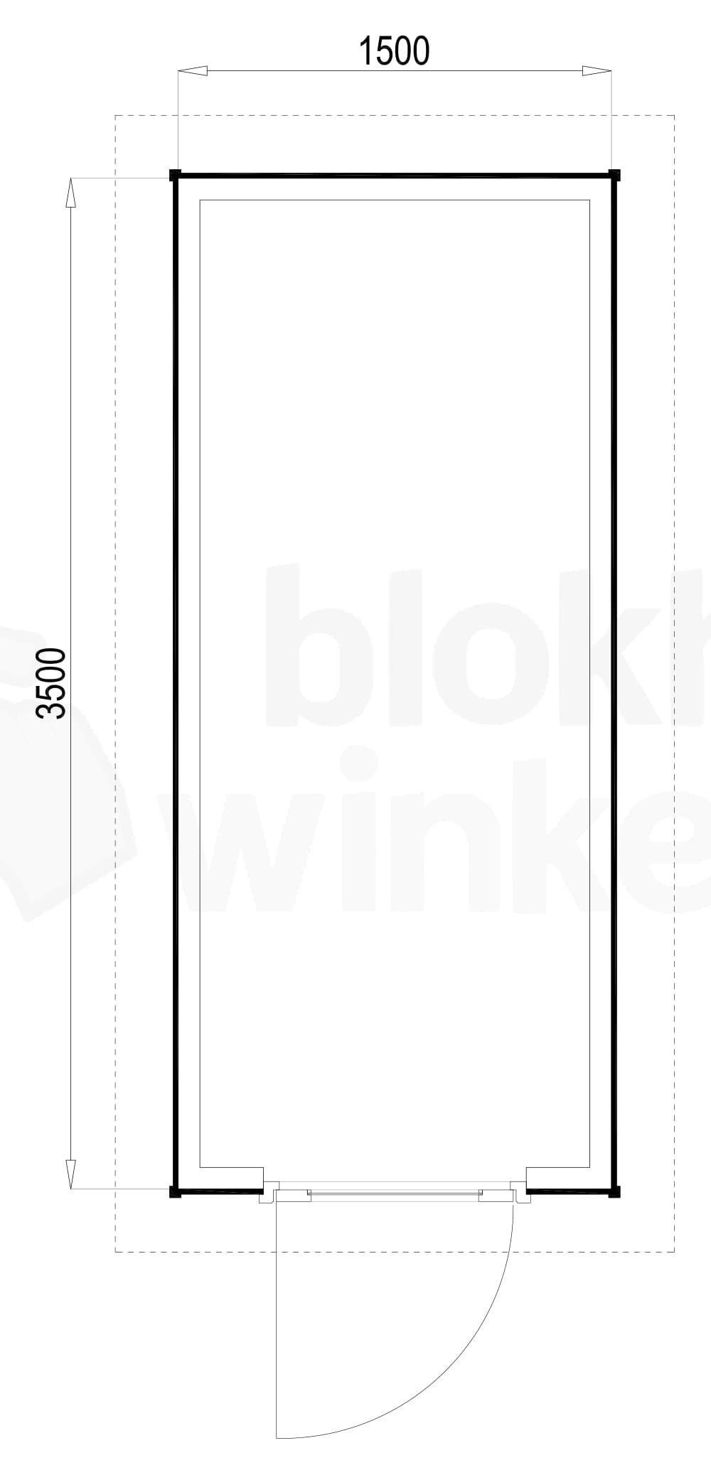 Plattegrond Richmond Pro 150x350