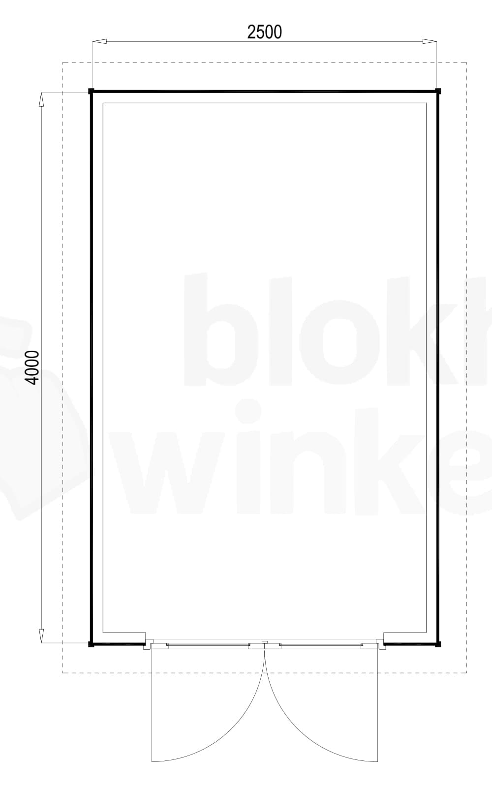 Plattegrond Richmond Pro 250x400