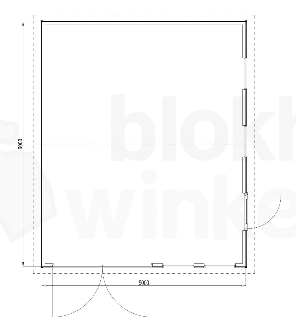 Plattegrond Berkeley 500x600