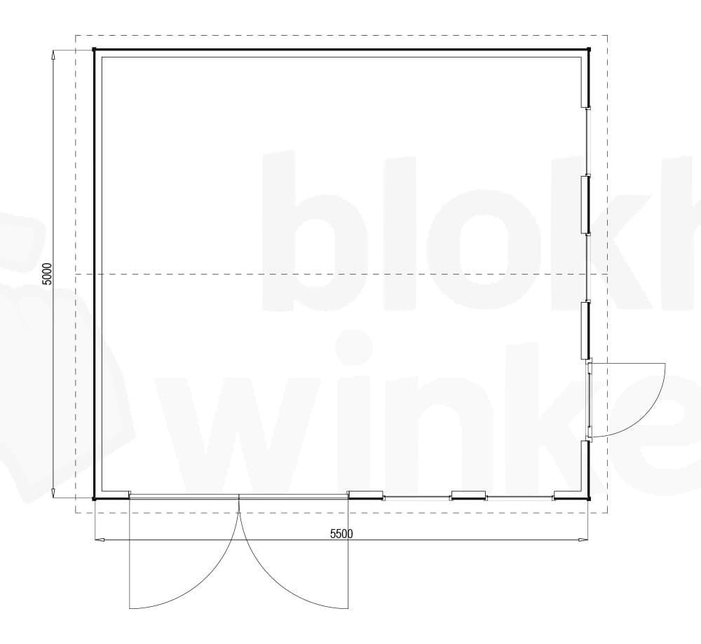 Plattegrond Berkeley 550x500